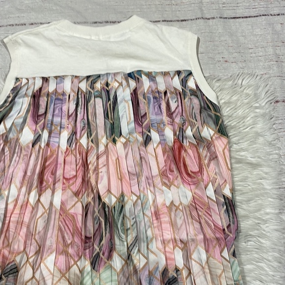 NWT Ted Baker London Clariey Sea of Clouds Back-Pleat Top Size Ted 4/ US 10 - Picture 13 of 15